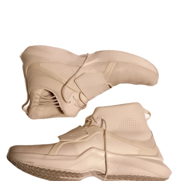 Puma x Fenty Ignite Cream Neoprene Athletic Trainer Streetwear Sneakers W10 - Picture 3 of 7